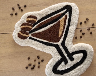 Espresso Martini Handmade Tufted Rug