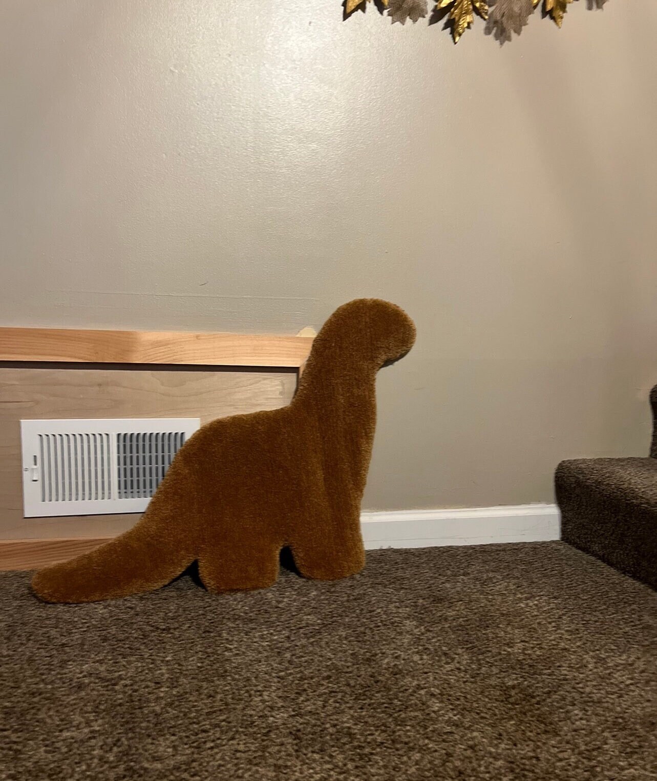 Nugget Rug, Nug Rug,tufted Dinosaur Nugget Rug, Dinosaur Nugget Home