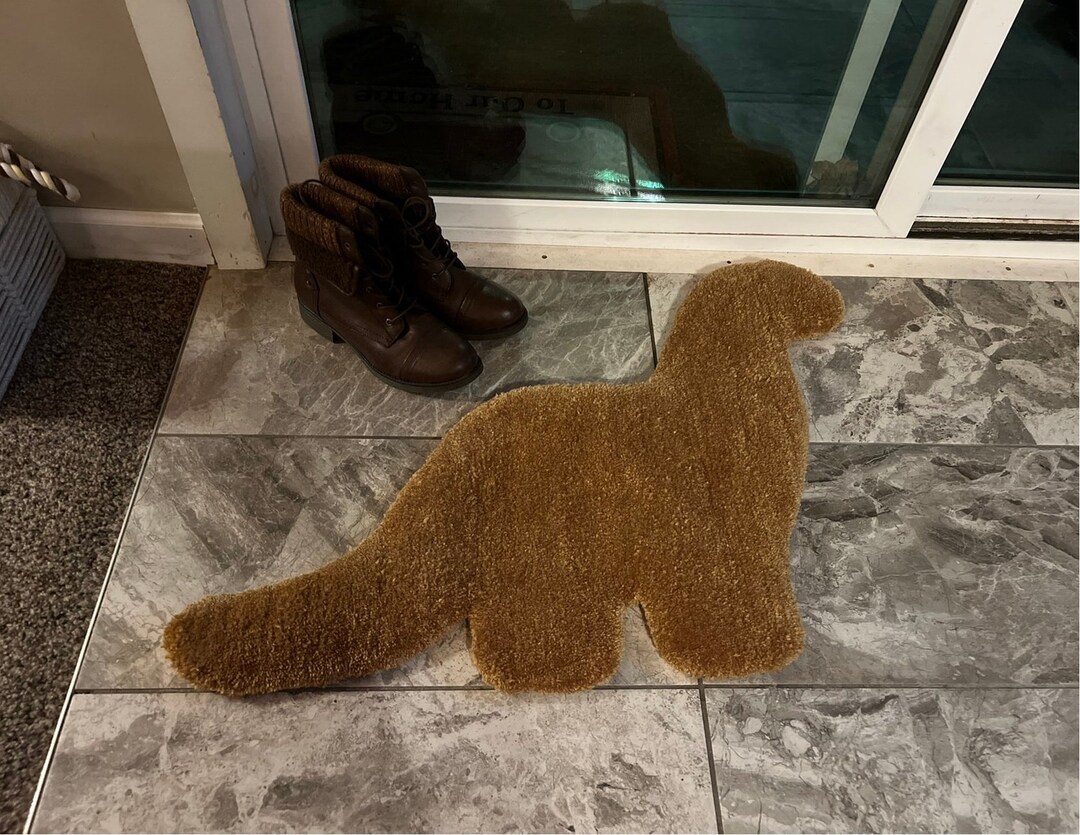 Nugget Rug, Nug Rug,tufted Dinosaur Nugget Rug, Dinosaur Nugget Home