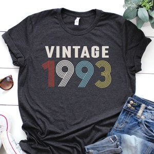 Vintage 1993 Shirt, 32nd Birthday, gift for her or him