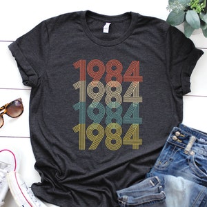 Vintage 1984 Shirt, 40th Birthday, gift for her or him