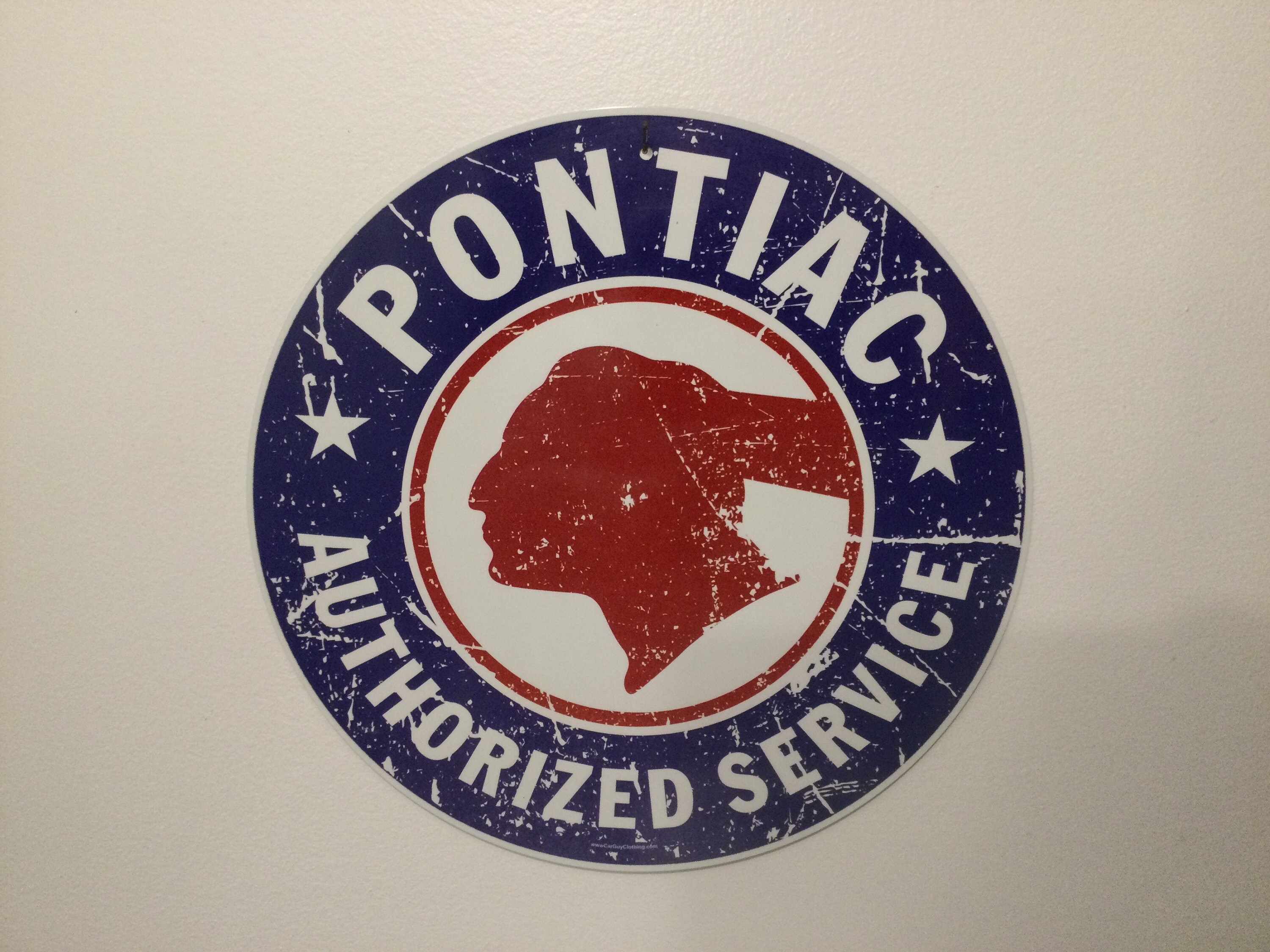 Pontiac Vintage Metal Wall Signs