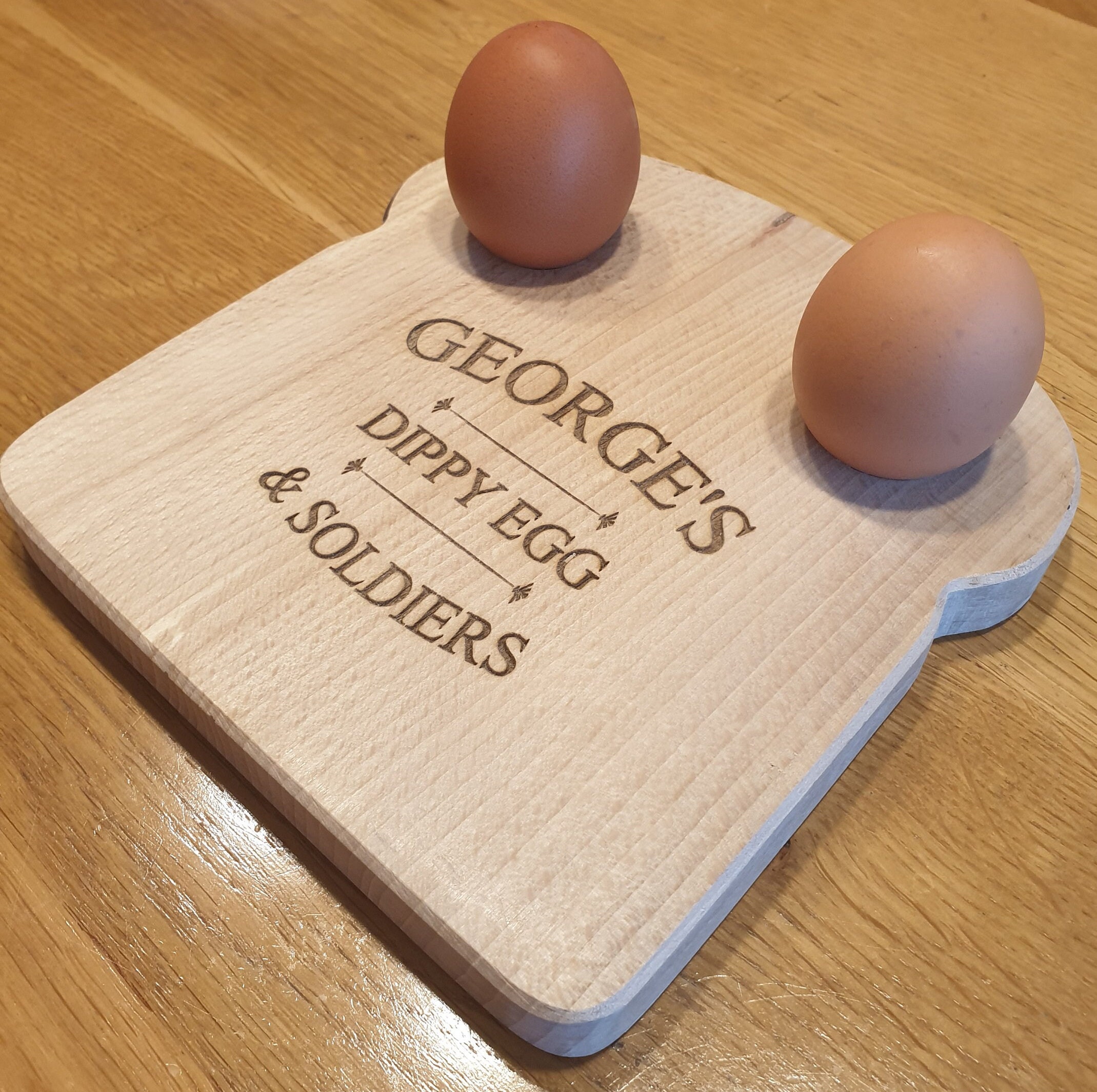 Personalised Dippy Egg and Soldiers Board Breakfast Board Etsy