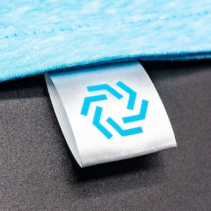 50pcs Color Brand Tags for Handmade Items | Custom Logo Tags Fold Over Labels for Clothing Fabric Labels Clothing Tags Sew-in Folded Labels