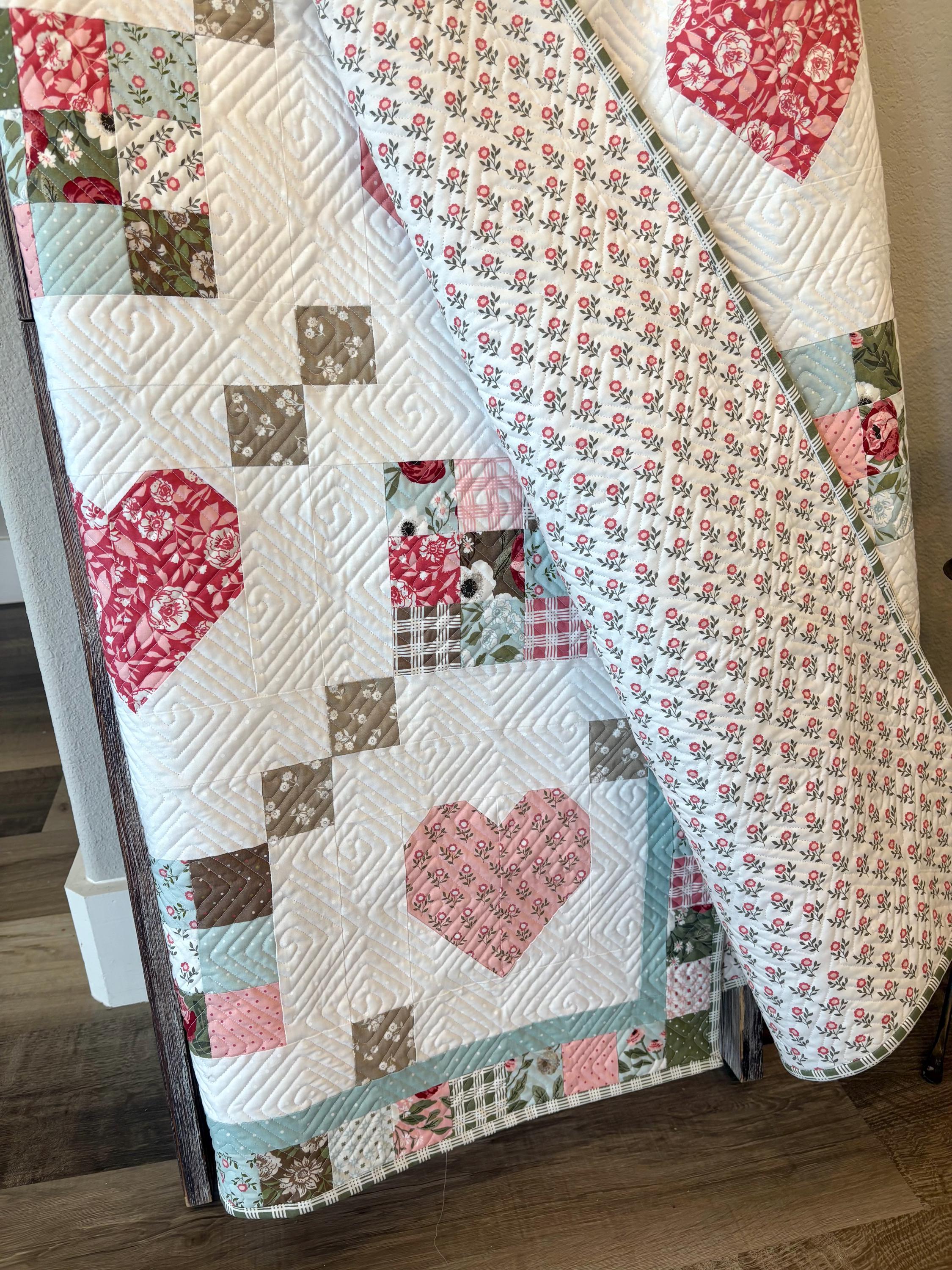 LOVE LETTERS Charm Quilt Kit LOVESTRUCK Lella Boutique Pastry Shop ...