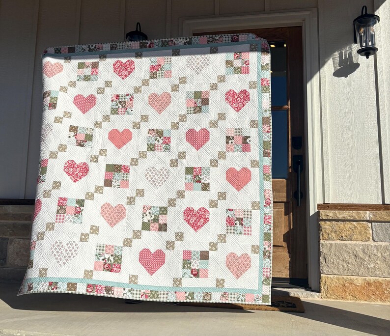 LOVE LETTERS Charm Quilt Kit LOVESTRUCK Lella Boutique Pastry Shop ...