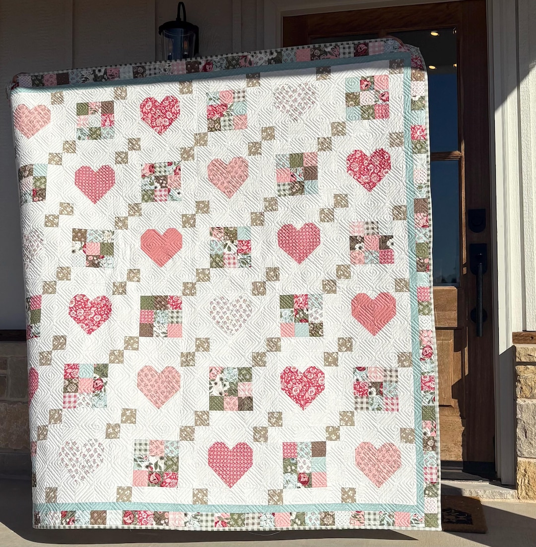 LOVE LETTERS Charm Quilt Kit LOVESTRUCK Lella Boutique Pastry Shop ...