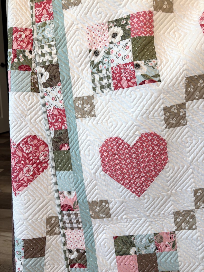 LOVE LETTERS Charm Quilt Kit LOVESTRUCK Lella Boutique Pastry Shop ...
