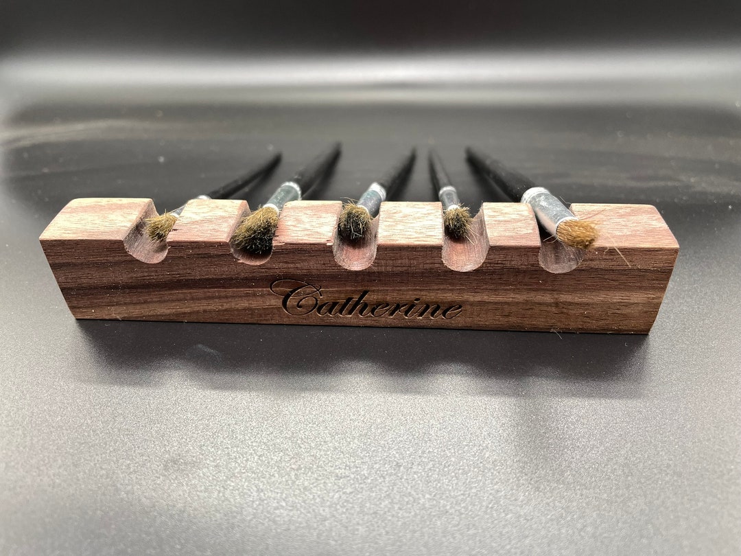 PAINT BRUSH Rest, Gift for Painter, Paint Brush Holder, Personalized