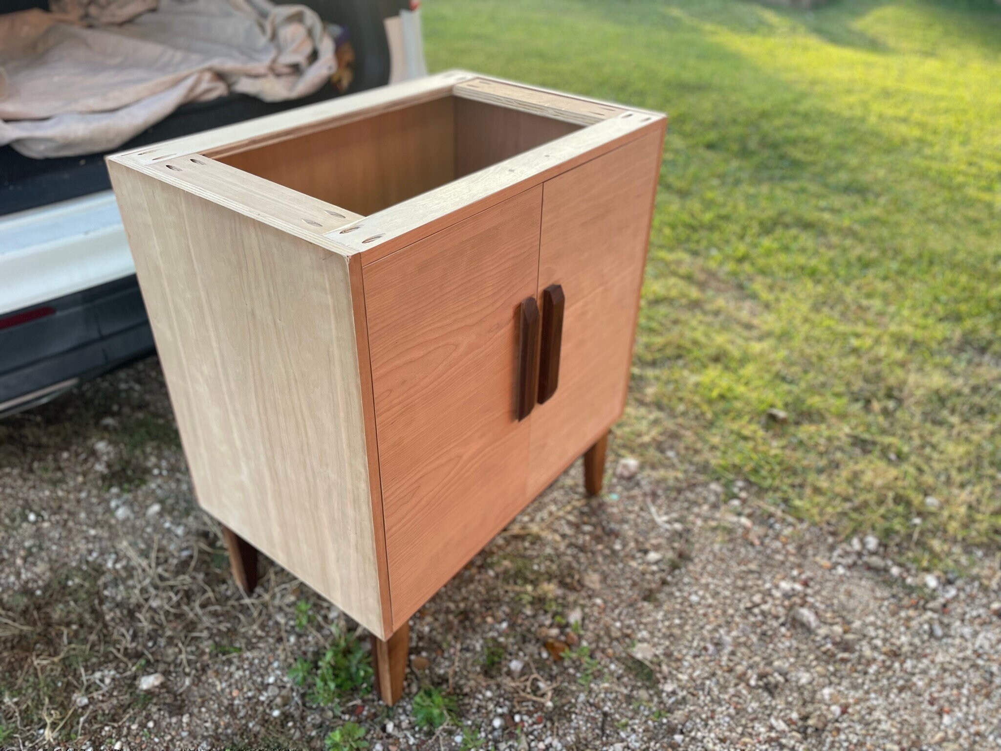 Mid Century Modern Bathroom Vanity Bathroom Storage - Etsy