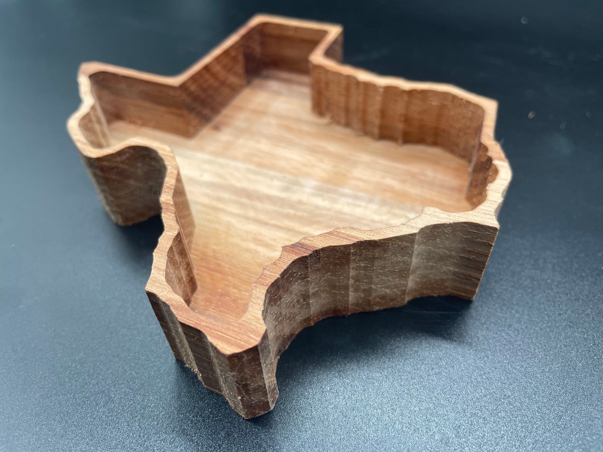 Texas Shaped Tray Wood Jewelry Tray Wood Coin Tray Texas Etsy