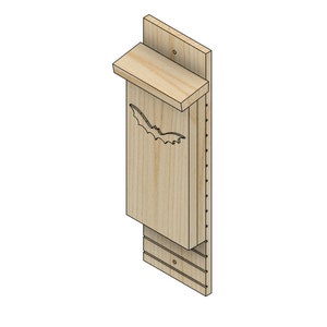 Vleermuishuiskit, voorgesneden vleermuisdoos, vleermuizen, ceder vleermuishuis, muggenbestrijding, houten vleermuishuis, vleermuishuis, houtbewerkingsset, vleermuisbehoud