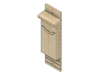 Pre-Cut Cedar Bat House Kit, Mosquito Control