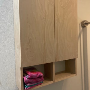 Bathroom Cabinet, Medicine Cabinet, Mid Century Modern, Woodworking, Modern, Vintage, Custom Furniture, Bathroom Storage