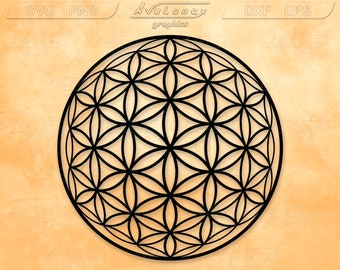 Free Free 326 Flower Of Life Mandala Svg SVG PNG EPS DXF File