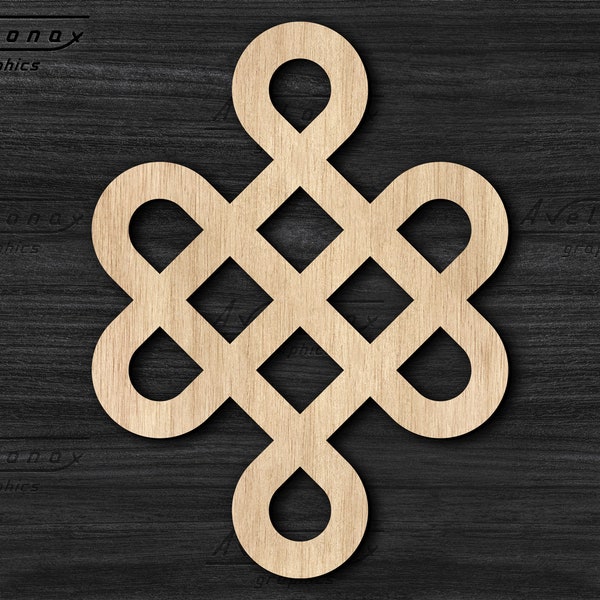 Infinite knot svg, Sacred symbols svg, Good luck fortune symbol png, Endless knot cut file, Bedroom wall art svg, Celtic knot svg