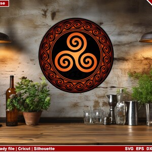 Triskel Svg, Triskelion Svg, Celtic Circular Boards Png, Triskell Cut ...