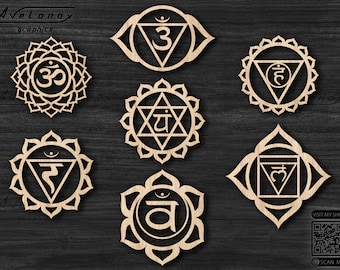 Chakra Symbol SVG, Chakra yoga symbol svg, Meditation svg Hindu svg Chakra symbols cut file