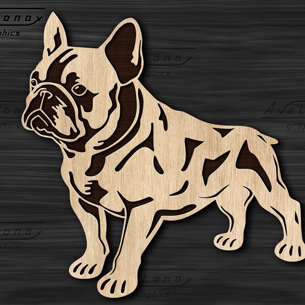 French bulldog svg, French bulldog vector laser cut file, Frenchie mom png, French Bulldog keychain svg, Dog lover png, Dog memorial svg