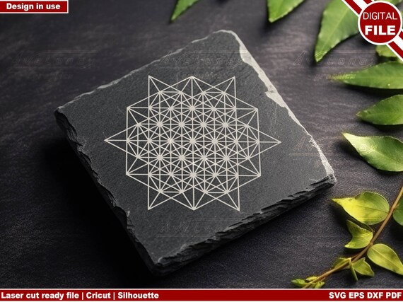 64 Tetrahedron Grid Svg, Merkaba Svg, Tree of Life Svg