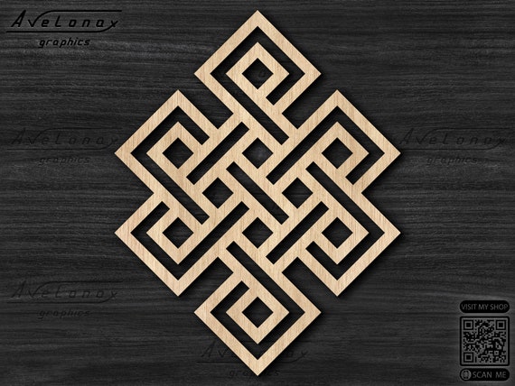 エンドレス ノット svg、仏教の 8 つの吉兆 png、神聖幾何学 svg、無限