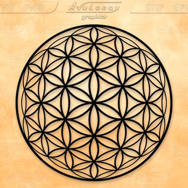 Globe Flower of life svg, Spherical Sacred Geometry svg, 3D Flower of life svg, Sphere flower of life svg, Glowforge cut file