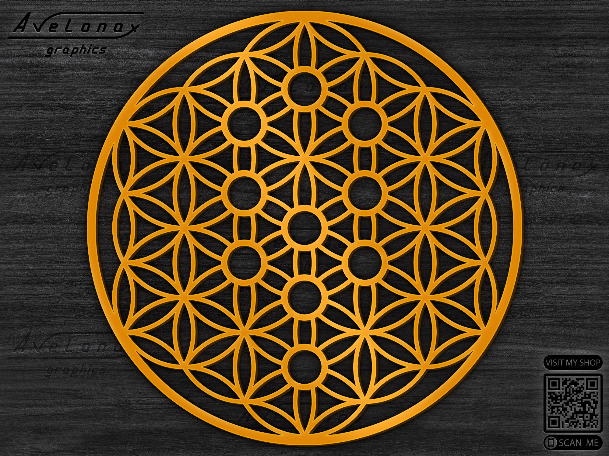 Flower of Life Tree of Life Svg, Sacred Geometry Svg, Crystal Grid