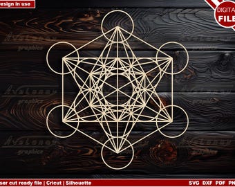 Metatron's Cube svg, Archangel crystal grid png, Star tetrahedron 64 SVG, Glowforge ready svg, Sacred Geometry SVG, Merkaba symbol DXF