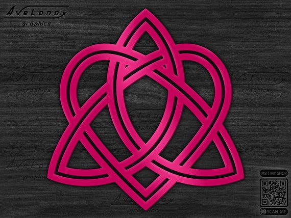 STL file Celtic knot heart key ring - eternity, circle of life key