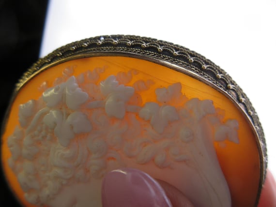 Incredible large exceptional carving shell cameo … - image 9