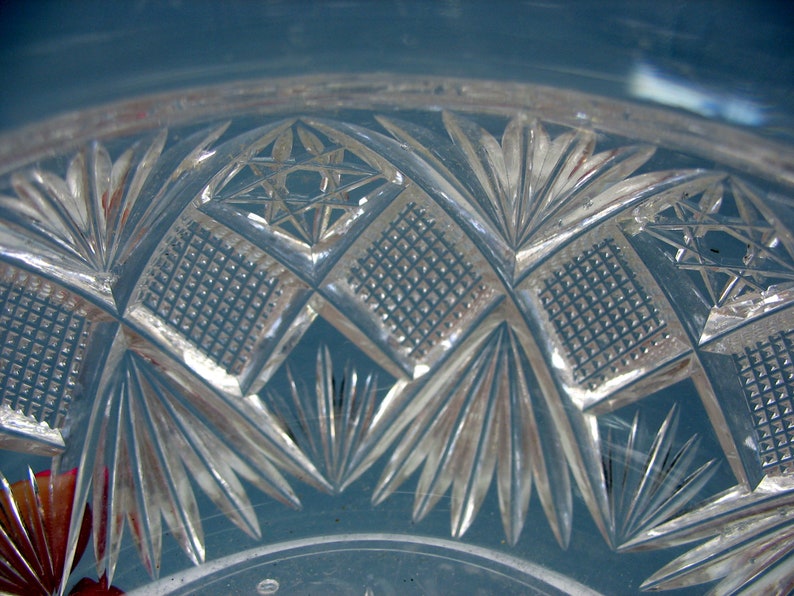 Antique Gorham sterling silver /& cut glass dresser jar box with enamel portrait