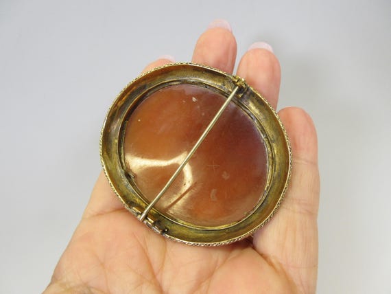 Incredible large exceptional carving shell cameo … - image 4