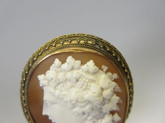 Incredible large exceptional carving shell cameo … - image 5