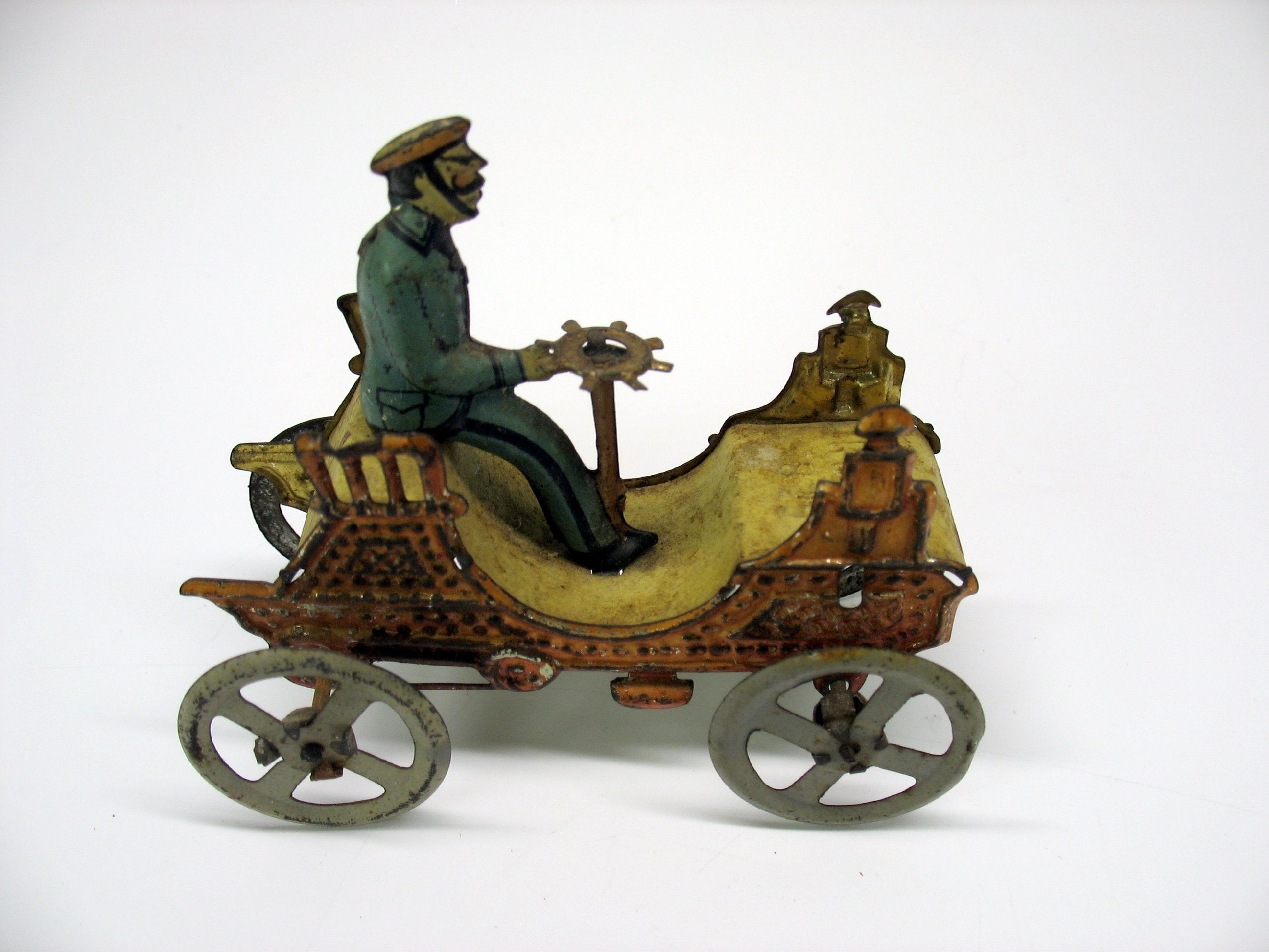 JOUETS MONTELIMAR FRANCE penny toy voiture en tôle 9,5 cm RARE