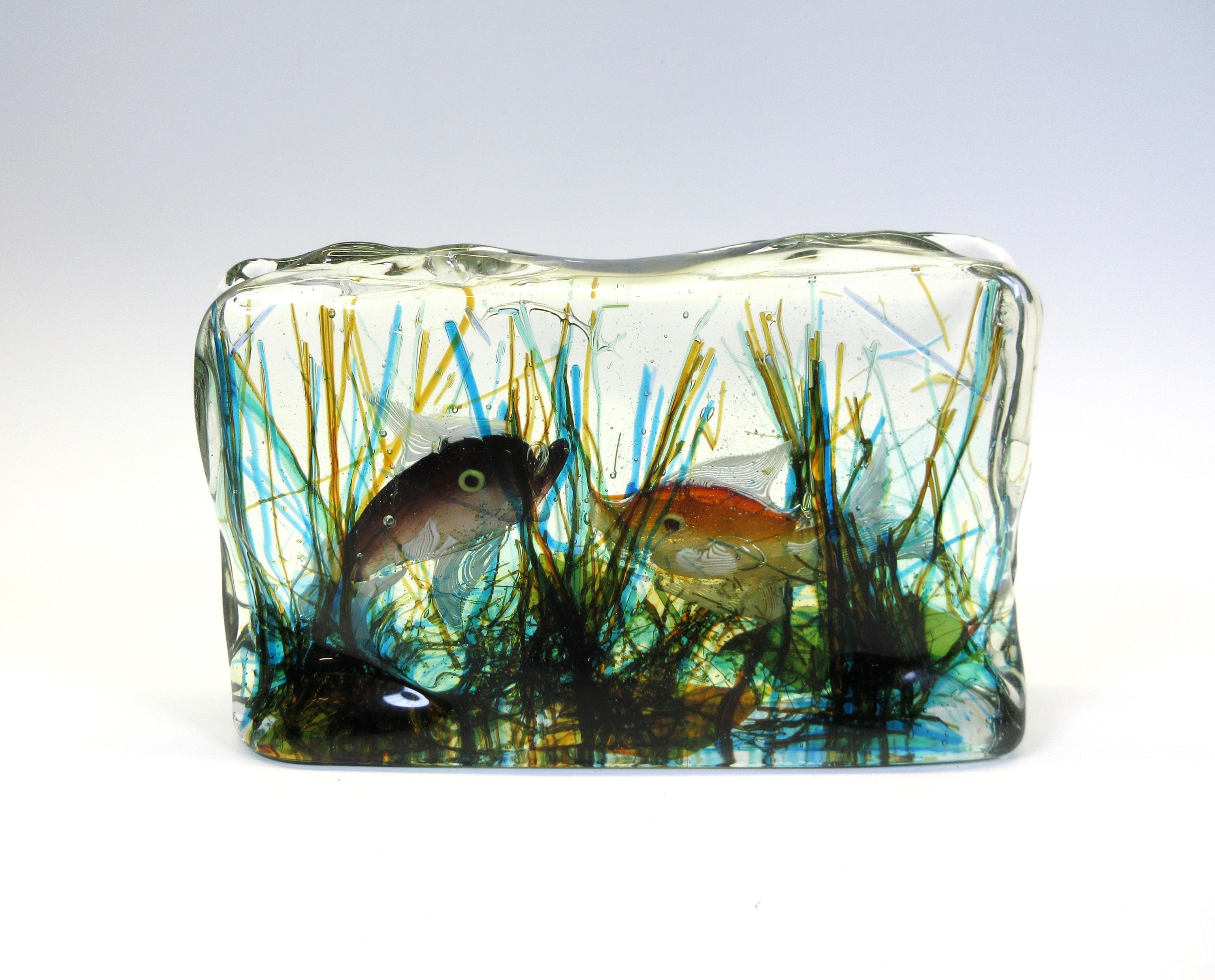 Vintage Murano Aquarium - Etsy