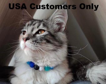 Bead Cat Collar - USA Customers Only