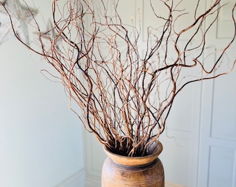 Twisted Willow Branches Tall Curly Twigs For Vase Natural Dried Stems For Minimalist Spring Decor Wabi Sabi Style