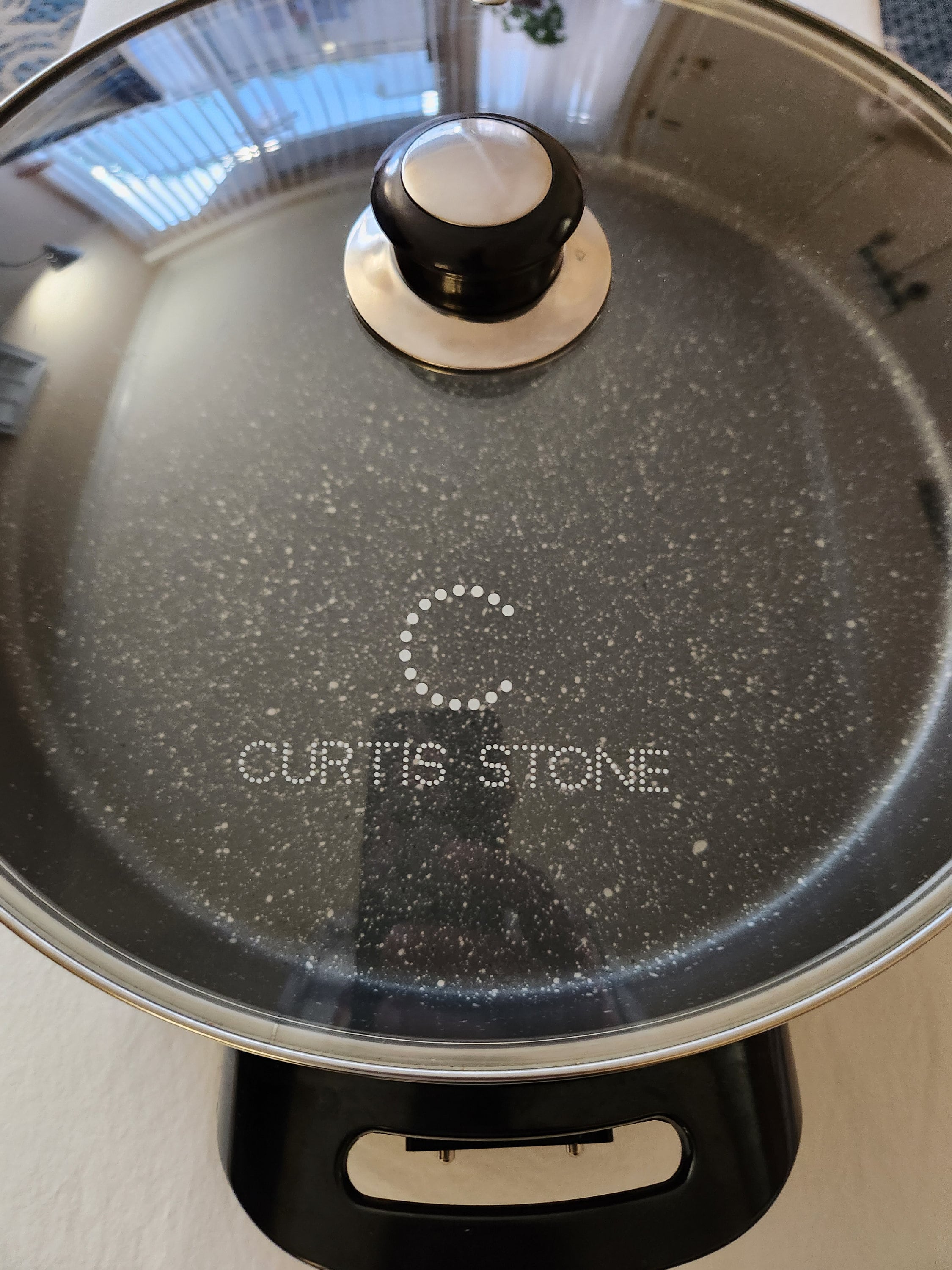 Curtis Stone Dura-Electric Nonstick 14 Rapid Skillet (Red)