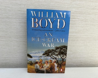 Una guerra de helados de William Boyd Libro de bolsillo 1983 Penguin Vintage
