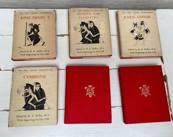 New Temple Shakespeare Books 1940s and 1950s Vintage Pocket Hardback- Sold Seperately