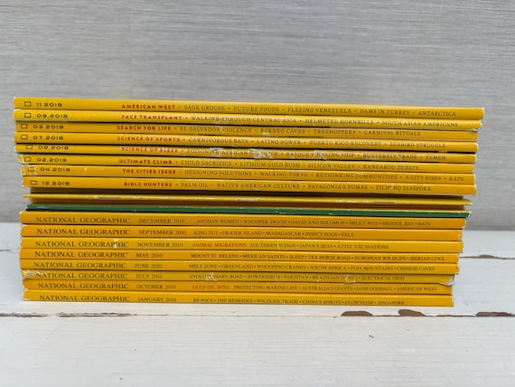 National Geographic Magazines 2010 -2020s - Sold Separately - Etsy