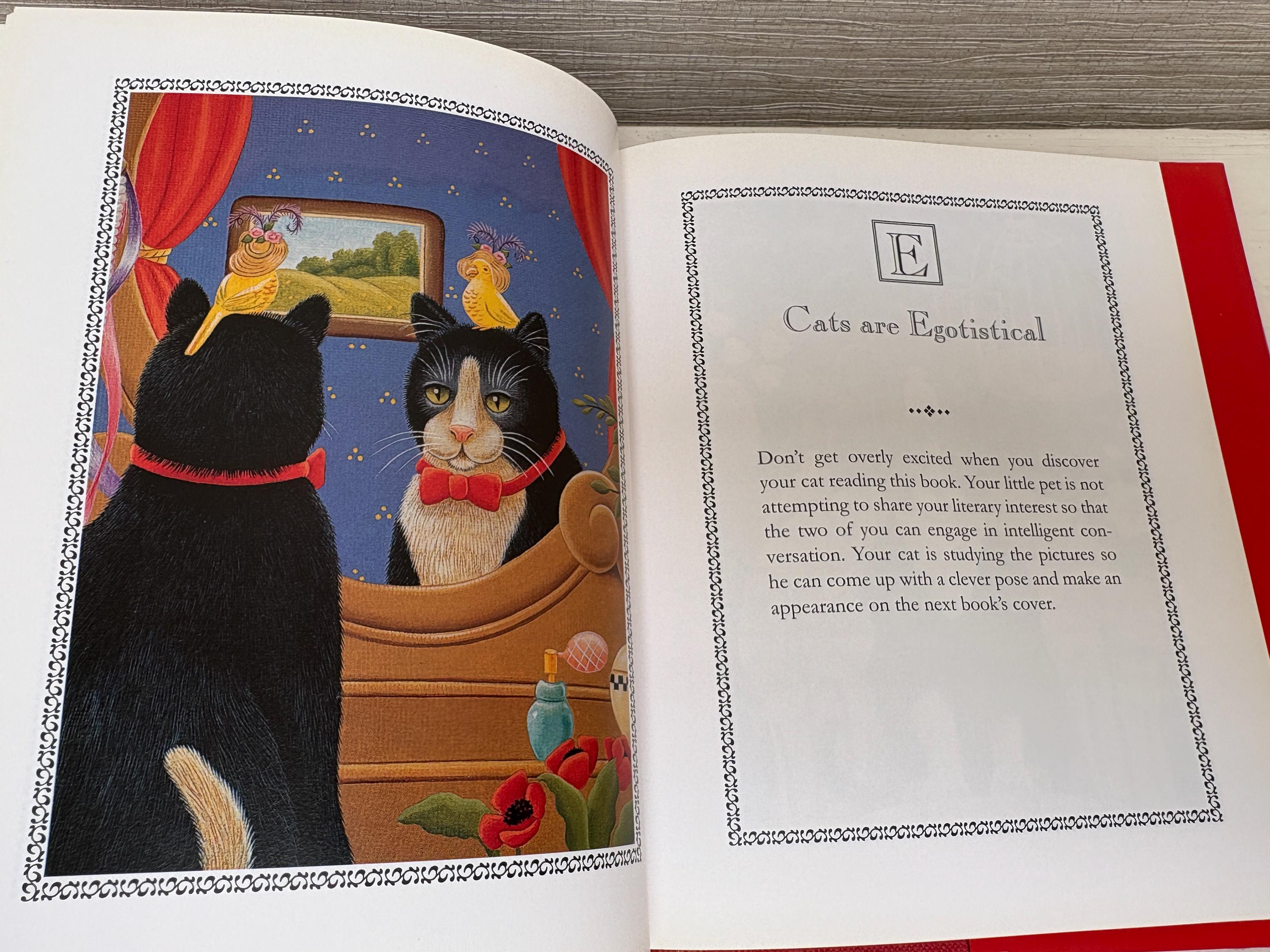Cattitudes: From A to Z Hardback Book 1997 by Elizabeth King