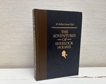 The Adventures of Sherlock Holmes by Sir Arthur Conan Doyle 1992 Vintage Readers Digest Hardcover Book Illustrated by Richard Lebenson