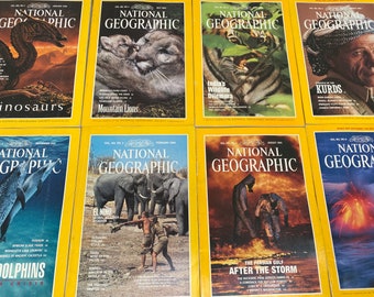 National Geographic Magazines 1980/90s - Sold Separately