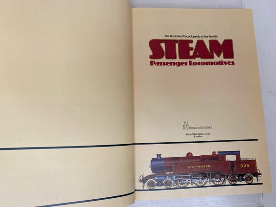 Steam Passenger Locomotives by Brian Hollingsworth 1982 Vintage
