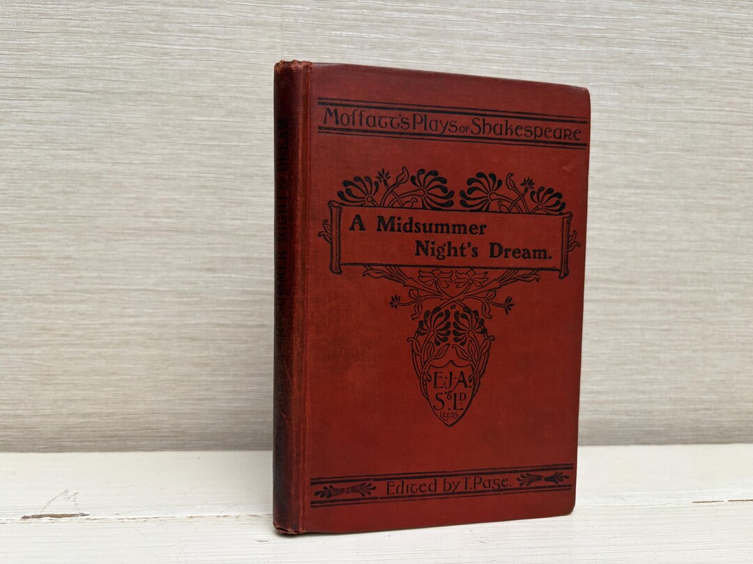 Antique Shakespeare A Midsummer Nights Dream Moffatt’s Plays Edited by ...