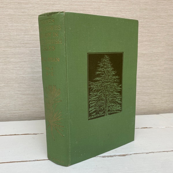 Trees and Shrubs Hardy in the British Isles by W J Bean Volume 1 - Seventh Edition 1950 Hardback Book