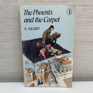The Phoenix and the Carpet by E Nesbit 1976 Puffin Paperback Vintage Book Illustrations by H R Millar