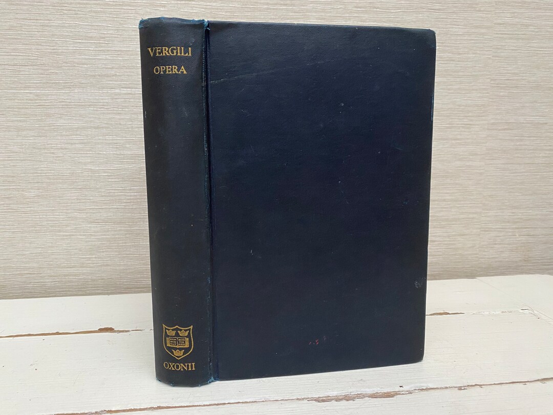 P Vergilli Maronis Opera Vintage Hardback Book 1950 Oxford University