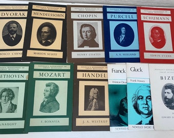 Great Musicians -  Novellos Biographies -  Paperback Booklets - Sold Individually